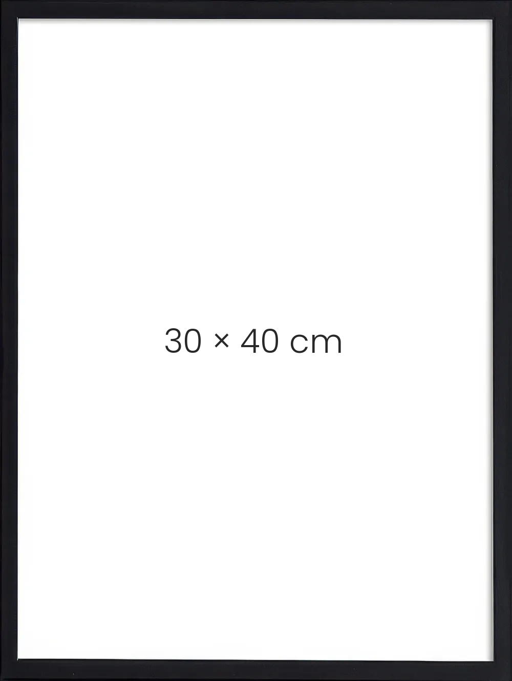 Svart trä, sedd framifrån